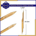 Keep Smiling- Pack of 3 Different Style Calligraphy Bamboo Qalam/Pen For Urdu and Arabic. 