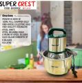 Electric Chopper, 5 Liter Meat Grinders With Stainless Steel Bowl Heavy 2000W Motor - 6 Dual Blades| Multifunctional Cooking Machine for Chop, Mince, Puree, Peel Fruit, Beating Eggs and Nuts | For Kitchen Food Processor, Meat, Vegetables, Onion, Mince, |. 