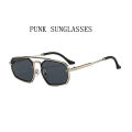 heavy metal Steampunk Sunglasses For Men New Retro Punk Fashion Glasses Luxe Vintage Gafas De Sol Hombre Lunette De Soleil Homme. 