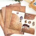 High-Quality Vintage Paper Classic 48 Sheets Vintage Design Letter Paper A4 Size Smooth Texture Writing Paper for Invitations. 