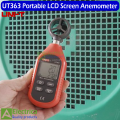 UT363 Handheld Mini Digital Anemometer Wind Speed Measurement Temperature Tester LCD Display Air Flow Speed Wind Level by electrica. 