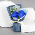 Mini Carnation Flower Bundle Soap Rose Hand Gift Valentine's Day Gift Box With Small Gifts. 