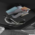 Car Organizer Sun Card Holder Glasses Clip For Nissan TEANA QASHQAI X-Trail Subaru BRZ VIZIV-7 Levorg PALADIN BLUEBIRD. 
