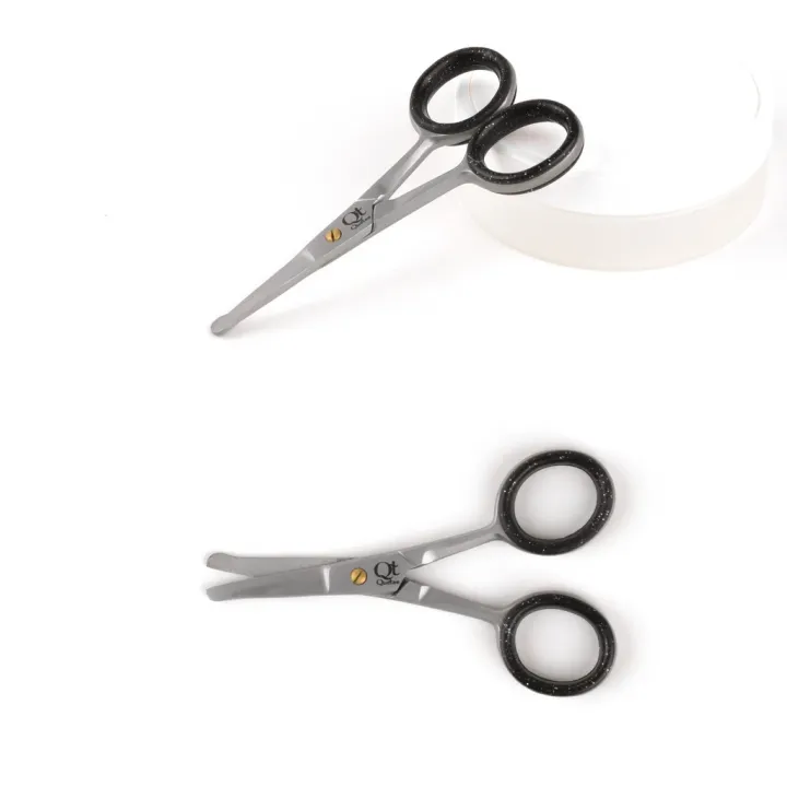 QT%20Quetee%20Stainless%20Steel%20Grooming%20Scissors%203.7%20Inch%20Rounded%20Tip%20Safety%20Scissors%20for%20Men%20Women%20Unisex,%20Nose%20Hair,%20Ear,%20Beard,%20Eyebrows%20&%20Facial%20Hair%20Trimming%20Scissors%20Beauty%20Care%20&%20Precision%20Grooming%20Tools%20-%20Image%203