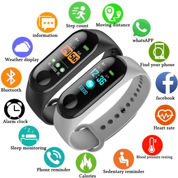 Mi band M3 plus Sport Bracelet Fitness Tracker inteligence Wristband