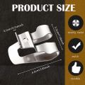 8 Pcs Replacement Belt Clip Hooks Hard Iron Driver Belt Clip Drill Clip Hook Tool with Screws Tool Parts. 