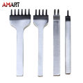 Leather Craft Tool Set Stainless Steel Hole Chisel Graving Stitching Punch Tools Kit. 