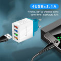 USB Charger Quick Charge 3.0 For Phone Adapter for iPhone XR Huawei Tablet Portable EU/US Plug Wall Mobile Charger Fast Charging. 
