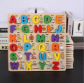 Wooden ABC puzzle set for Kids - Learning educational toy - 3D Puzzle board. 