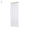Tulle Curtains Waterproof Sunscreen Polyester White Sheer Pergola Drapes for Porch. 