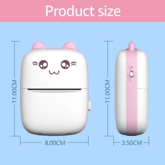 Mini Portable Printer – Compact Wireless Printer for Mobile & Laptop