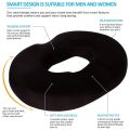 Kenco Donut Pillow Seat Cushion Orthopaedic Design| Tailbone & Coccyx Memory Foam Pillow | Relieve Pain and Pressure for Hemorrhoid, Pregnancy Post Natal, Surgery, Sciatica. 