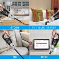 Cordless Handheld Vacuum Cleaner Portable USB Rechargeable Car Auto Home Duster Easy to Clean Keyboard Drawer Car Interior and Other Crevices Small Spaces Black. 