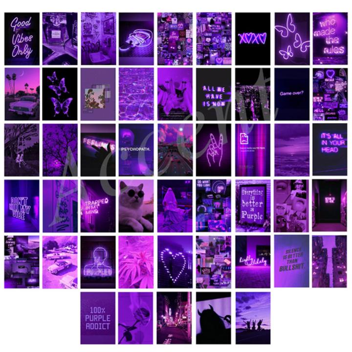Customizable Aesthetic Posters - Set of 50, 4x6 Inch Wall Decor