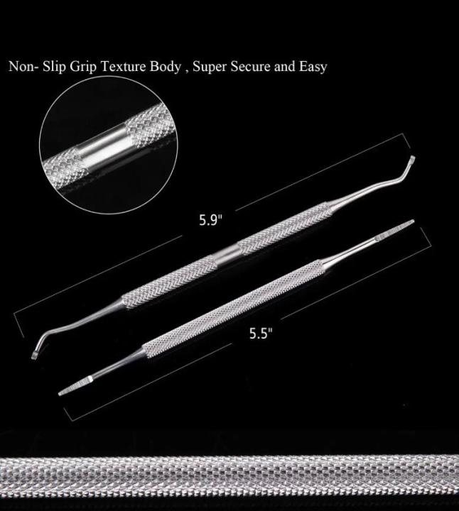 (Pack%20of%202)%20Professional%20Stainless%20Steel%20Cuticle%20Spoon%20Pusher%20Double-end%20Nail%20Cleaner%20Toenail%20Dirt%20Remover%20Tool%20for%20Men%20and%20Women%20(Silver),%20Professional%20Safe%20Nail%20Treatment%20Pedicure%20Tool%20Kit%20Under%20Nail%20Cleaner%20Tools%20Pain%20Relief%20-%20Image%202