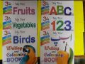 Pack of 6 Coloring and Tracing Books (Each Book Include 3 Activities Read, Write & Color). 