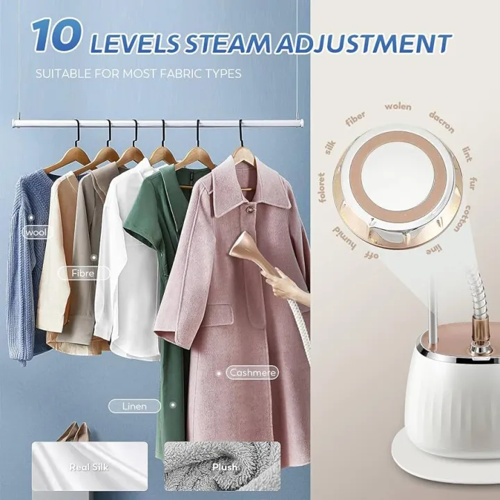 Kion%20Garment%20Steamer%20With%20Iron%20board%20for%20Clothes%20Standing,%20Adjustable%20Height%20With%20Hanger%202000w%20Strong%20Power%20with%2054%201.7%20Water%20Tank%20for%201%20Hour%20Continuous%201.3%20Meter%20Pole%20length%20Steaming,%20Flat%20Hanging%20Diagonal%20Ironing%20in%2010%20Level%20Steam%20Adjustment%20Heat,%20%7C%20-%20Image%206