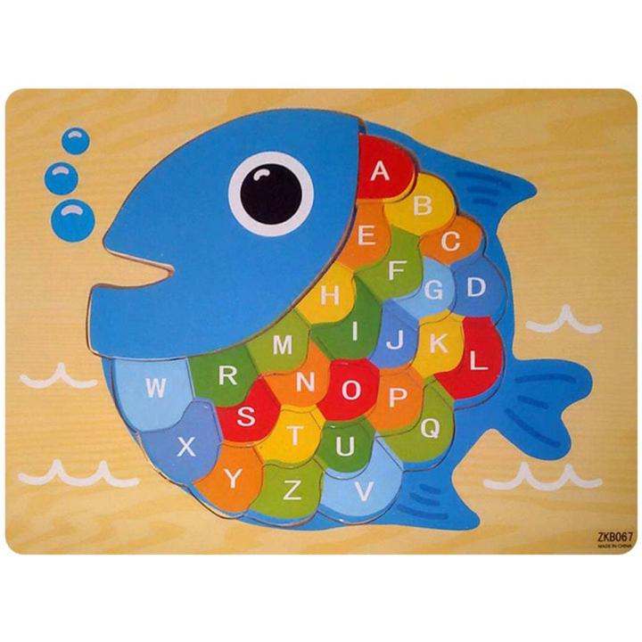 animal shapes English ABC Alphabet Learning Puzzle Jigsaw Intelligence Game Toys Education Children Kids