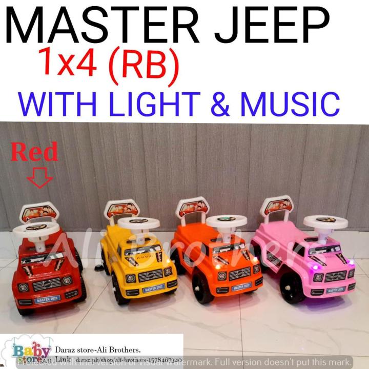 Mini Jeep Car For Babies Imported Made Latest Design With Lights Music Die-casting Plastic Quality.