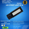 LED Street Light 50W - 50W LED Street Light With One Year Warranty - Happy Lights Street Light. 