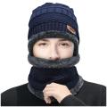 Winter Woolen Cap for Men And Women, Beanie Neck Warmer Cap Full Set, 2 Piece Garam Muffler Topi For Ladies, Winter Collection, Knitted Hat Scarf Cap, Winter Cap With Neck Cover, Cap With Neck Warmers, stylish skull cap, Thicken Hedging Balaclava Skullies. 