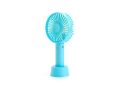Handy cooling fan portable fan with rechargeable cell and cable. 