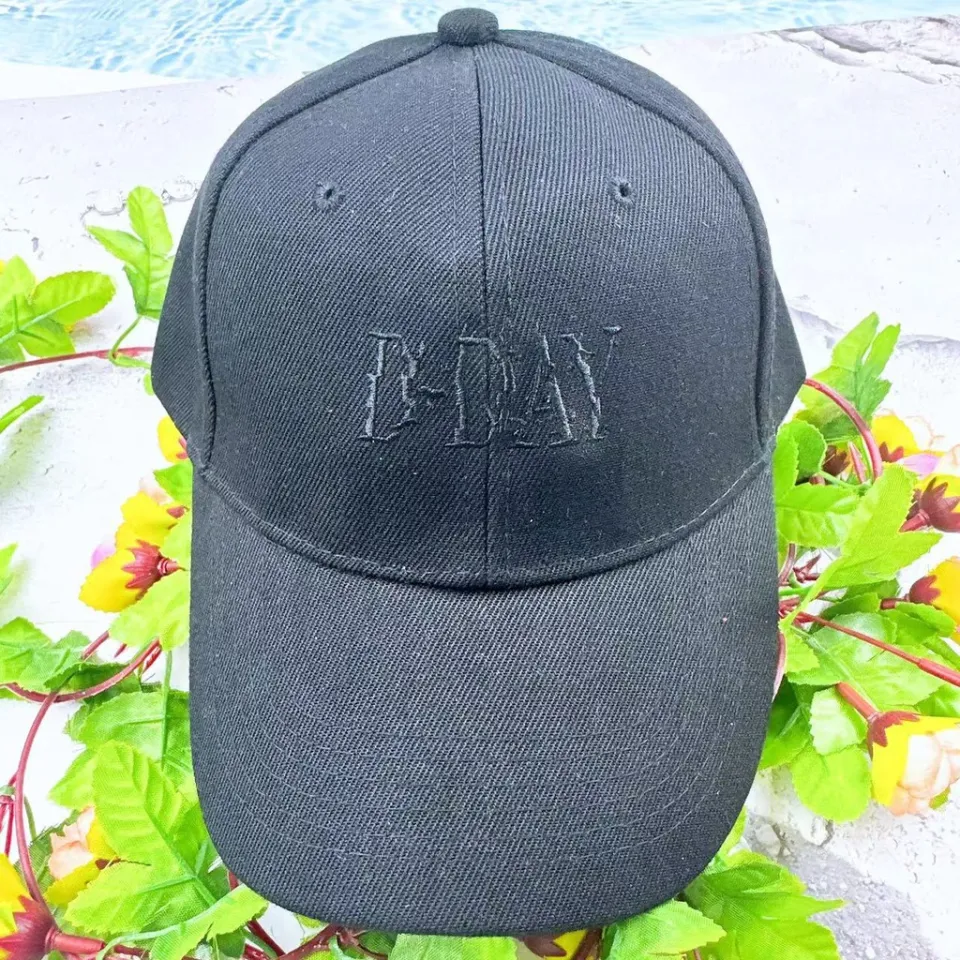 Kpop Idol BTS Suga Agust D Tour D-day merch Ball Cap（black 