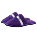 Unisex Indoor Thicken Non-Slip Coral Fleece Closed Toe Flat Shoes Hotel Slippers. 