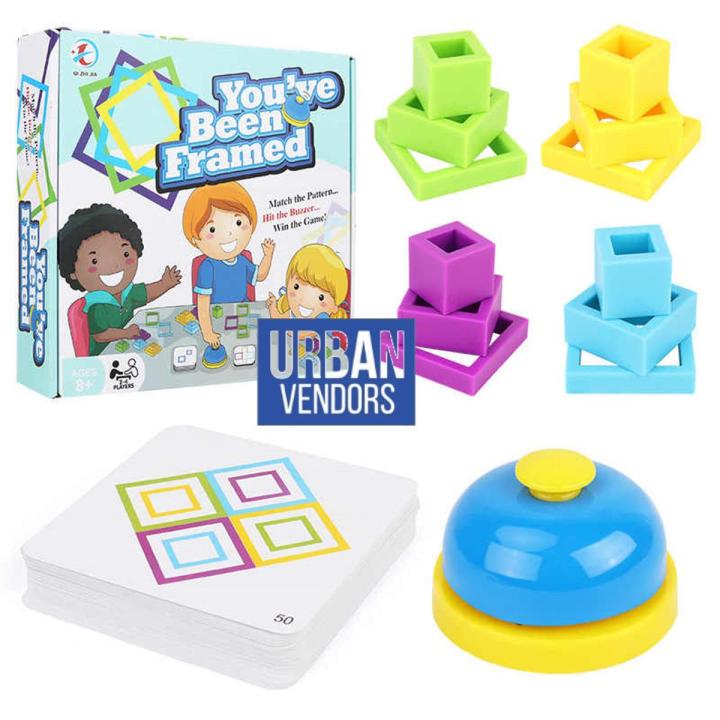 You've%20Been%20Framed%20with%20Buzzer%20-%20You%20Have%20Been%20Framed%20Stacking%20and%20Building%20Game%20Match%20the%20Pattern,%20Slap%20the%20Buzzer%20and%20Win!%20Kids%20and%20Adults%20Birthday%20Party%20Gift%20Game%20-%20Image%202