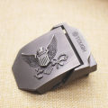 Canvas Belt Buckle/Belt Head Men and Women Alloy 3.8 Belt Toothless Automatic Buckle Just Buckle. 