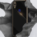 Biruiqu for VIVO V11 Back Cover Luxury 6D Plating Frame Shiny Bling Phone Pounch Soft Silicone Square Phone Case. 