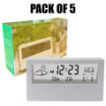 Transparent LCD Digital Clock. 