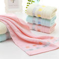 Factory wholesale plain color square cotton towel thickened gift supermarket labor insurance return gift special supermarket promotion LOGO. 