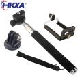 Extendable Handheld Selfie Stick Monopod + Mount Adapter+Phone Holder for Gopro Hero 5 4 3 3+ 2 SJ4000 Xiaomi Yi Sports Camera. 