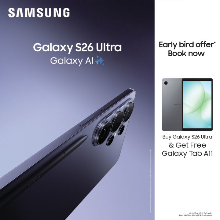 Samsung Galaxy S26 Ultra - 512 GB - Get Free Galaxy Tab A11