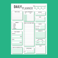 daily Planner | A5 to do list | to do list journal | note pad | check list book. 