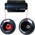 Intake Air Filter, Universal Car 3" Carbon Fibre Cold Air Filter Feed Enclosed Intake Induction Pipe Hose Kit. 