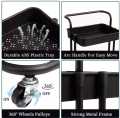Kitchen Trolley Rack storage bathroom storage trolley Rack 3 tier cart Rolling Rack Shelves. 