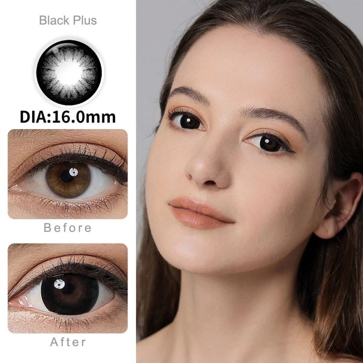 %E3%80%90HOT%E3%80%91%202Pcs/1Pair%20Contact%20Lenses%20For%20Eyes%2016Mm%20Big%20Black%20Lenses%20Beauty%20Pupils%20Colored%20Contact%20Lenses%20Comestic%20Eye%20Lenses%20Brown%20Lenses%20-%20Image%202