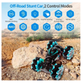 RC Stunt Car, 2.4GHz 4WD Remote Control Gesture Car ) / formula car remote control/ remote control car Sensor Toy, Double Sided Rotating Off Road Vehicle 360° Flips with Lights Music, for Boys & Girls, Multi. 