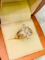 women and girls 22k gold plated casting finger ring. 