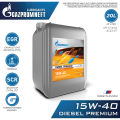 Gazpromneft Diesel Premium 15W-40 Heavy Duty Diesel Engine Oils 20 Liter Mineral Base Oil Protect Your Engine & Temperatures. 