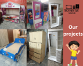 Customized cupboard or wardrobe for your clothes management.. 