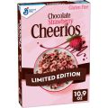 Cereals | Breakfast Cereal, General Mills Cheerios Chocolate Strawberry Flavor Limited Edition, Sweetened Whole Grain Oat Cereal, Made with Real Cocoa and Gluten Free, Pantry Staple for 2 Packs of | 309gram each (309g*2). 