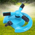 Automatic 360-Degree Garden Sprinkler - 3-Arm Rotating Lawn Sprinkler System - Durable Water Sprinkler for Garden, Yard, and Flower Beds. 
