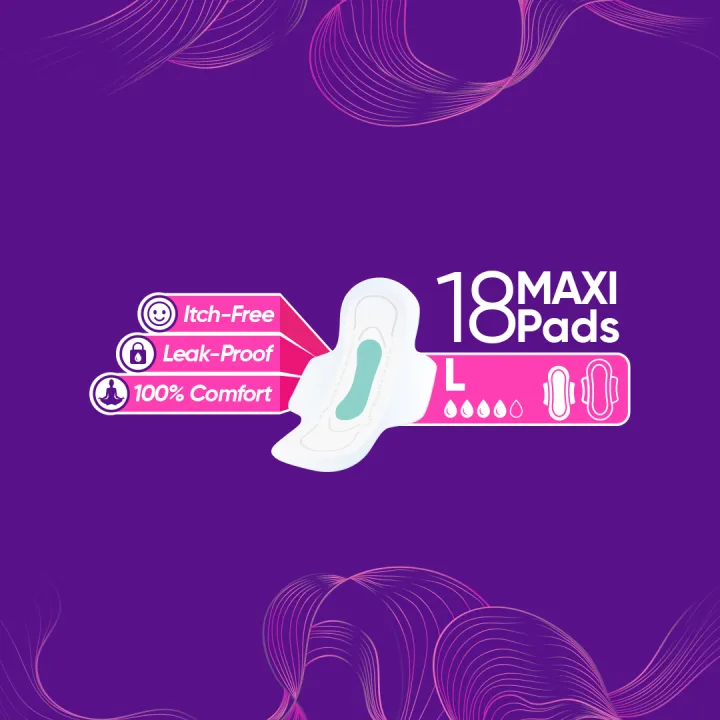 NoFea%20Eazy%20Napkin/Sanitary%20Pad%20Maxi%20Long%2018%20Pack%20-%20Image%204