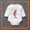Baby Print Ubrania z długim rękawem Baby Romper Niemowlęcy Romper Niemowlęcy Kombinezon Dziecięcy. 
