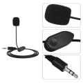 3.5mm Mini Microphone Mic Hands Free Clip For PC Laptop Loudspeaker High Sensitivty Anti-Interference. 