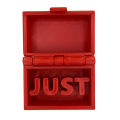 Quasar Just in Case Gag Item Prank Box Funny Gag Gift for Home Office Decor Just in Case Pun Box for Him or Her Small Table Decoration Perfect Gift Idea Eye-catching Gag Gift. 