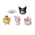 Sanrioed Mymelody Nail Charms Jewelry Kawaii Hellokitty Resine Nail Gems Rhinestone Kuromi For Nail Tips Decoration. 